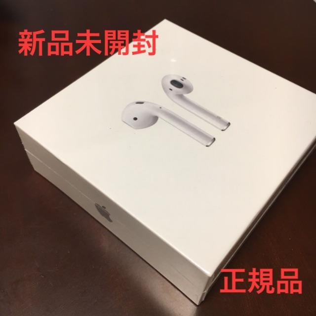 ヘッドフォン/イヤフォン【新品未開封】AirPods【正規品】