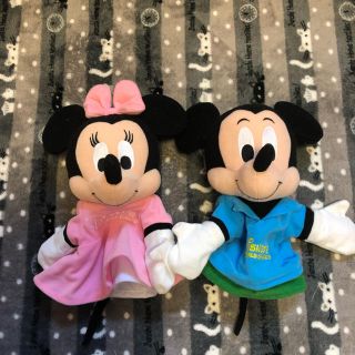 ディズニー(Disney)のディズニー 英語システム ワールドファミリー ぬいぐるみ 美品(キャラクターグッズ)