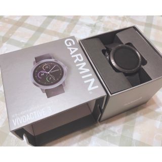 ガーミン(GARMIN)のGARMINガーミン  VÍVOACTIVE 3 Black Slate(腕時計(デジタル))