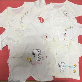 スヌーピー(SNOOPY)のスヌーピー短肌着、コンビ肌着計5枚(肌着/下着)