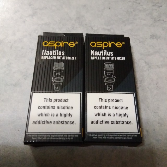 aspire(アスパイア)のaspire NAUTILUS 0.7Ω　コイル５個パック　２箱セット メンズのファッション小物(タバコグッズ)の商品写真