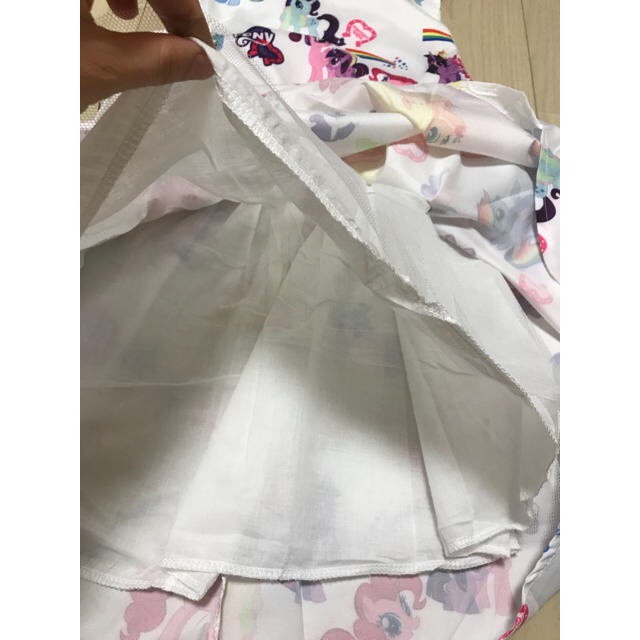 ぴょんこ様専用 マイリトルポニー  ワンピース キッズ/ベビー/マタニティのキッズ服女の子用(90cm~)(ワンピース)の商品写真