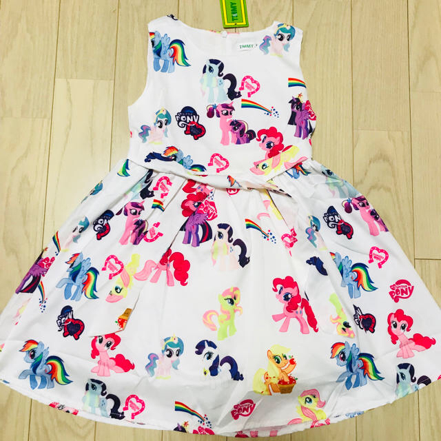 ぴょんこ様専用 マイリトルポニー  ワンピース キッズ/ベビー/マタニティのキッズ服女の子用(90cm~)(ワンピース)の商品写真