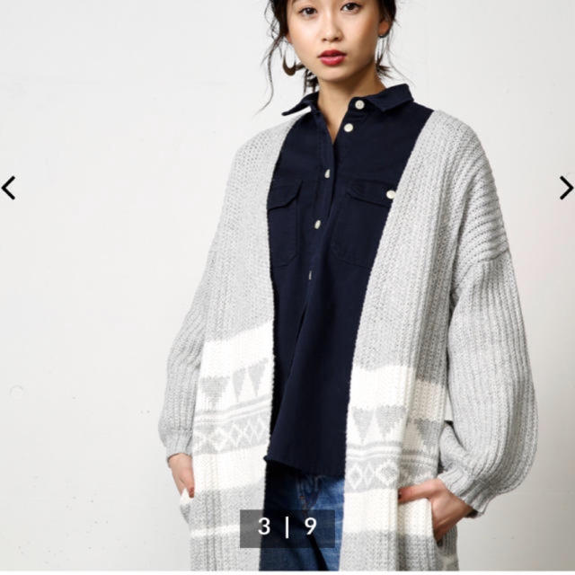 AZUL by moussy(アズールバイマウジー)のAZUL新品未使用完売商品 レディースのジャケット/アウター(ガウンコート)の商品写真