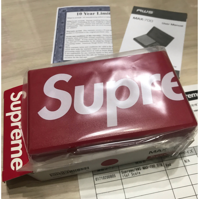 Supreme(シュプリーム)の【新品未使用】シュプリーム デジタルスケール インテリア/住まい/日用品のキッチン/食器(調理道具/製菓道具)の商品写真