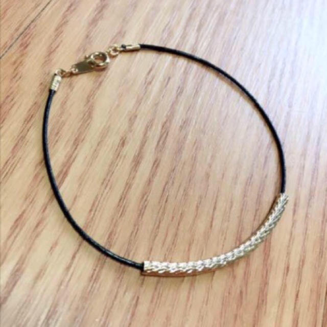 TODAYFUL(トゥデイフル)のleather pipe anklet♡ ハンドメイドのアクセサリー(アンクレット)の商品写真