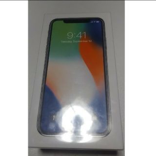 アイフォーン(iPhone)のiphone X 64GB シルバー　新品未開封(スマートフォン本体)