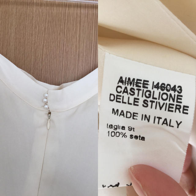 イタリア製ウェディングドレス・セパレートタイプ・9T レディースのフォーマル/ドレス(ウェディングドレス)の商品写真
