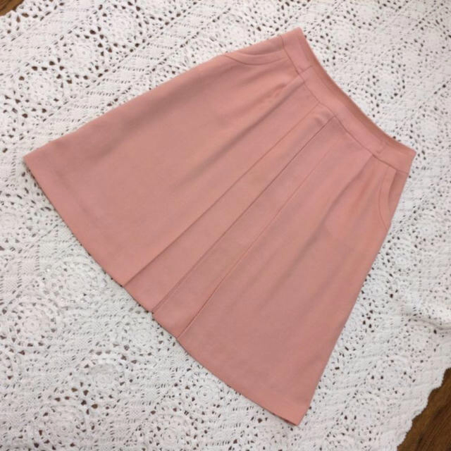 ROPE’(ロペ)のロペの上品春色フロントプリーツスカート レディースのスカート(ひざ丈スカート)の商品写真