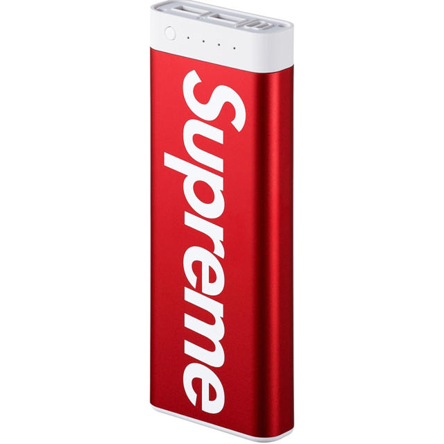 新品 未使用 supreme Mophie モバイルバッテリー - バッテリー/充電器