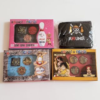 ONE PIECE × ROUND1 コラボピンバッチ & リストバンド(その他)