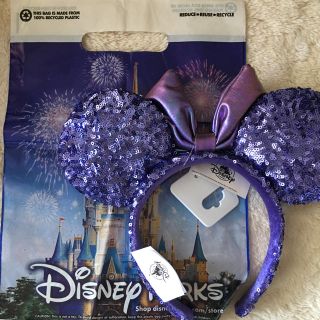 ディズニー(Disney)のディズニーワールド WDW パープルカチューシャ(その他)