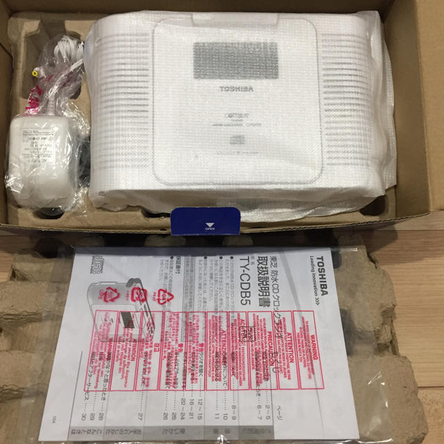 東芝(トウシバ)のTOSHIBA防水CDクロックラジオ スマホ/家電/カメラのオーディオ機器(ラジオ)の商品写真