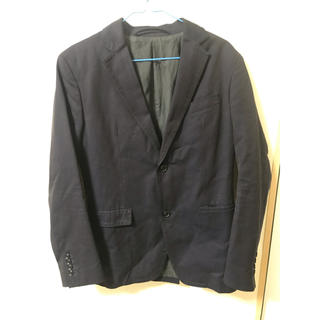 ザラ(ZARA)の黒ジャケット ブラック テーラードジャケット スーツ メンズ  Lサイズ (テーラードジャケット)