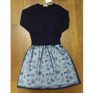 エニィスィス(anySiS)の[ピーナッツホイップ様♡専用】anysis♡フラワースカートドッキングワンピース(ひざ丈ワンピース)