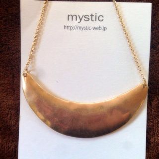 ミスティック(mystic)のmystic♢三日月ネックレス(ネックレス)