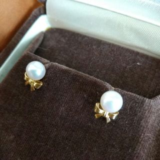 ミキモト(MIKIMOTO)のたぬき様専用✨MIKIMOTO   18K アコヤパールピアス(ピアス)