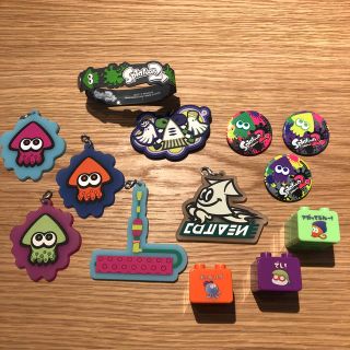 バンプレスト(BANPRESTO)のSplatoon キーホルダー、バッジ、スタンプ セット(ゲームキャラクター)