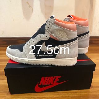 ナイキ(NIKE)の27.5cm NIKE  エアジョーダン1レトロ ナチュラルグレー(スニーカー)