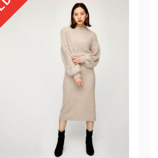 Moussy 完売品moussyシャギーコンビニットワンピの通販 By Skerr S Shop マウジーならラクマ