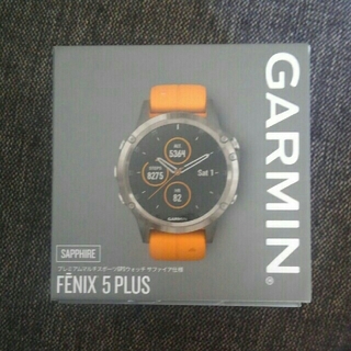 ガーミン(GARMIN)のGARMIN Fenix 5 Plus Sapphire Ti Gray(腕時計(デジタル))