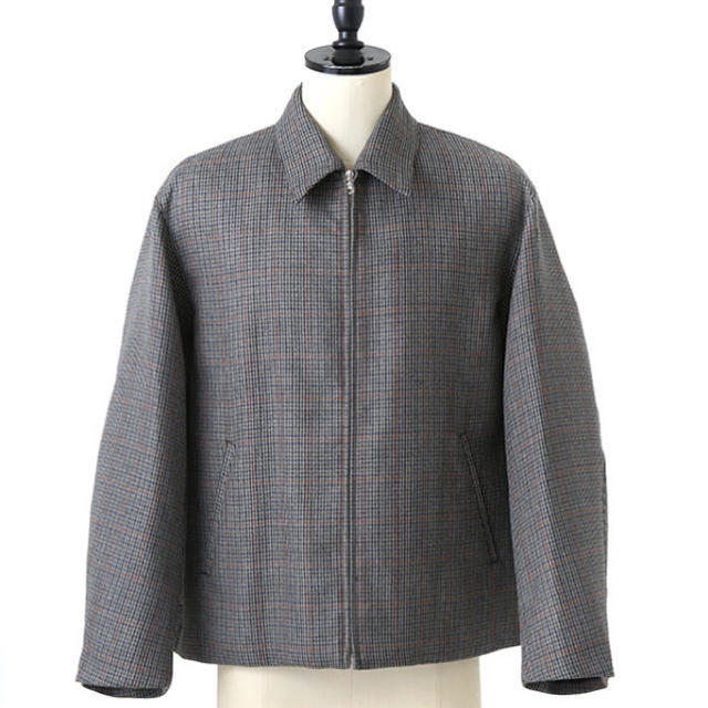 タグ付き美品AURALEE オーラリー 19aw チェックブルゾン - ジャケット タグ付き美品AURALEE オーラリー 19aw チェックブルゾン - ジャケット