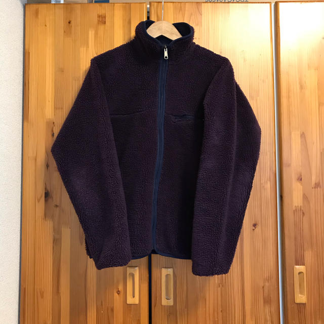 【値下げ】90s Patagonia レトロカーディガン パープル レトロX