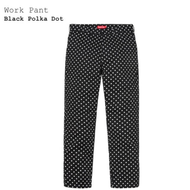 Supreme(シュプリーム)のSupreme work pant ブラック ドット メンズのパンツ(ワークパンツ/カーゴパンツ)の商品写真