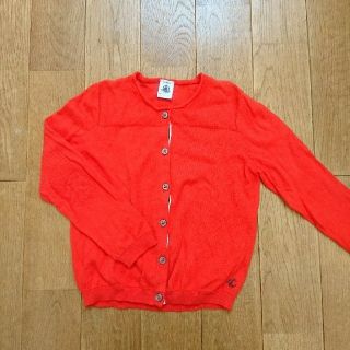 プチバトー(PETIT BATEAU)のプチバトー  春夏物ニットカーディガン :4ans/102㎝(カーディガン)