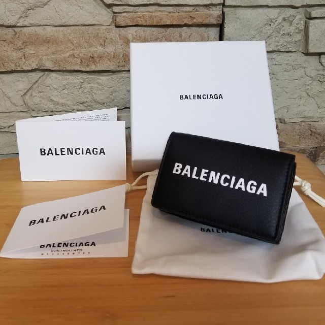 最安値❤️新品新作　BALENCIAGA　エブリデイ　ミニウォレット　ミニ財布財布