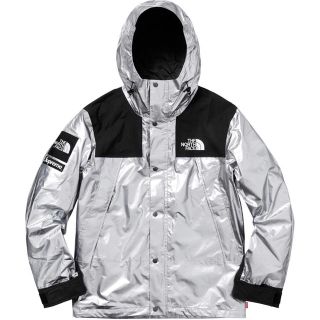 シュプリーム(Supreme)のSupreme north face メタリック シルバー ジャケット 新品(マウンテンパーカー)