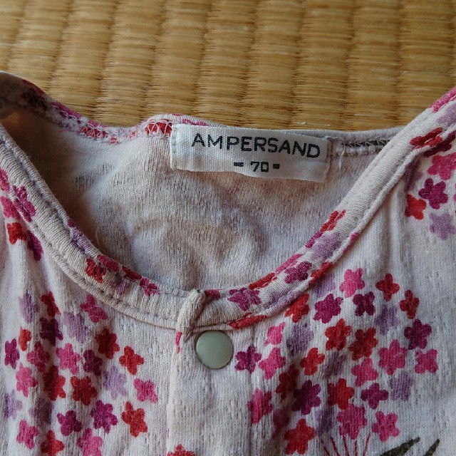 ampersand(アンパサンド)のANPERSAND ロンパース 70 キッズ/ベビー/マタニティのベビー服(~85cm)(ロンパース)の商品写真