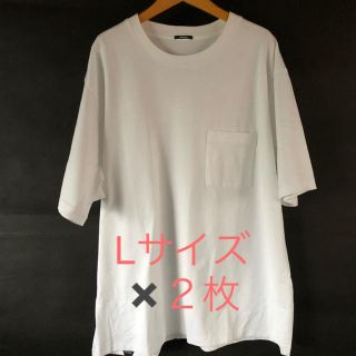 デンハム(DENHAM)のDENHAM 白T サイズ:L2枚(Tシャツ/カットソー(半袖/袖なし))