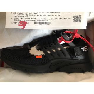 ナイキ(NIKE)のoffwhite presto 28cm(スニーカー)