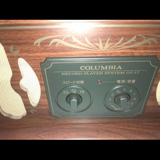 Columbia(コロンビア)のColumbiaレコードプレーヤー　GP-17 スマホ/家電/カメラのオーディオ機器(ポータブルプレーヤー)の商品写真