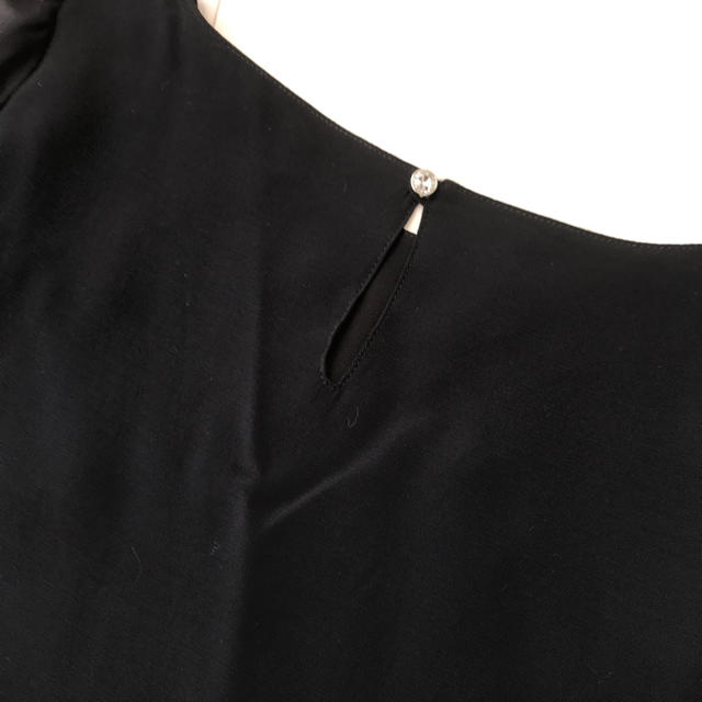 Rirandture(リランドチュール)のリランドチュール 半袖ブラウス フリル ブラック 1 レディースのトップス(シャツ/ブラウス(半袖/袖なし))の商品写真