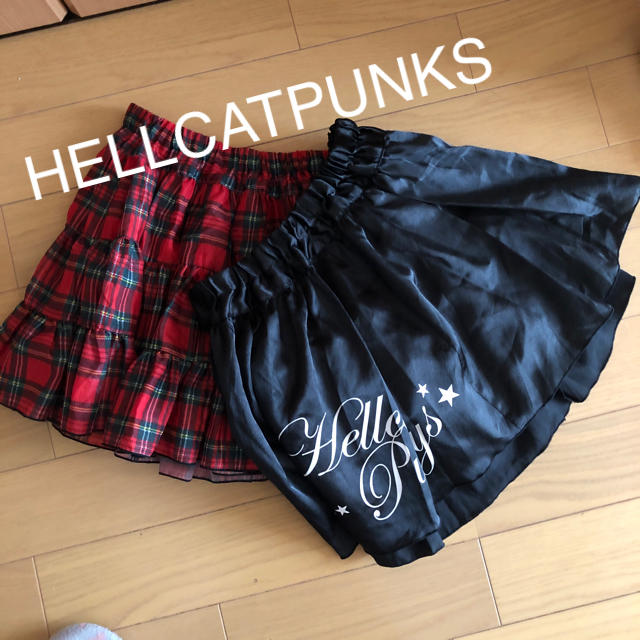 HELLCATPUNKS(ヘルキャットパンクス)の2枚ペア！チェックスカート レディースのスカート(ミニスカート)の商品写真