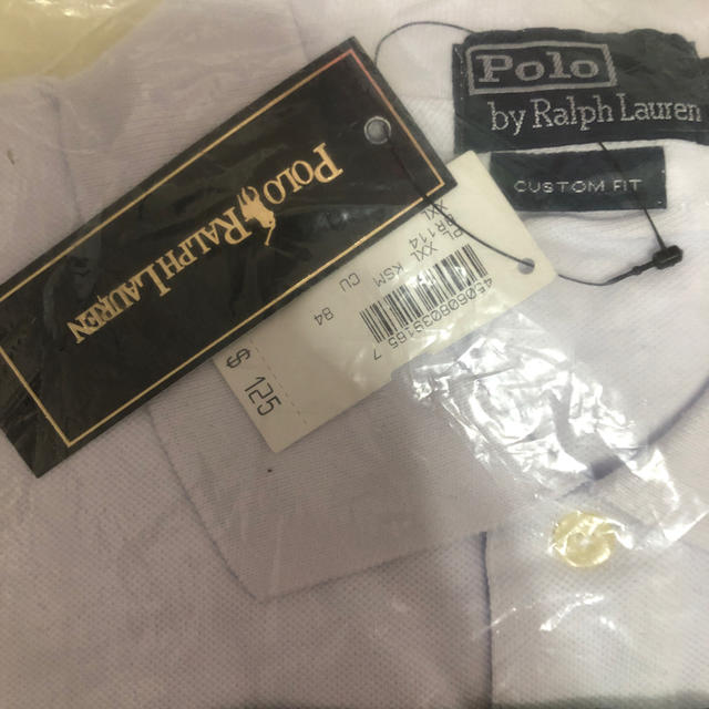 POLO RALPH LAUREN(ポロラルフローレン)のラルフローレン ポロシャツ/ホワイト/XXL/新品 メンズのトップス(ポロシャツ)の商品写真