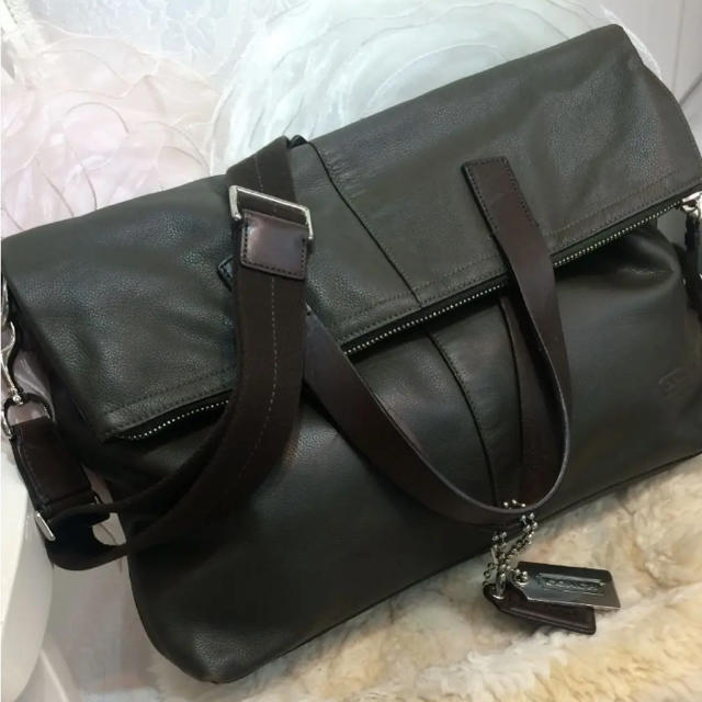 2022秋冬新作 coach メンズトートバッグ ツーウェイ リール
