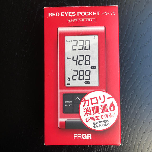 PRGR(プロギア)のPRGR ヘッドスピード測定器 スポーツ/アウトドアのゴルフ(その他)の商品写真