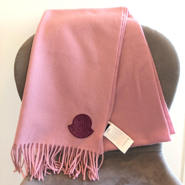 MONCLER - 【MONCLER/モンクレール】PINK★ロゴ★マフラー☆新品