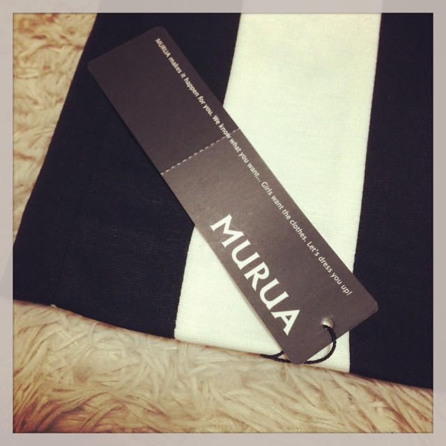MURUA(ムルーア)のMURUAストライプスカート レディースのスカート(ミニスカート)の商品写真