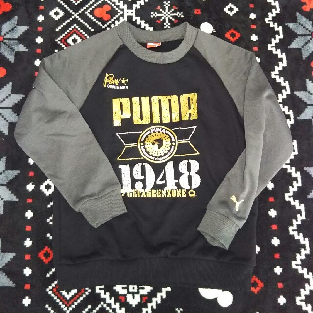 PUMA(プーマ)のプーマ トレーナー キッズ/ベビー/マタニティのキッズ服男の子用(90cm~)(Tシャツ/カットソー)の商品写真