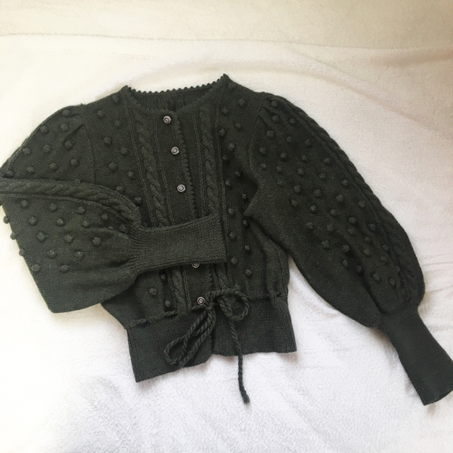 60s knit cardigan made from Londonニット/セーター
