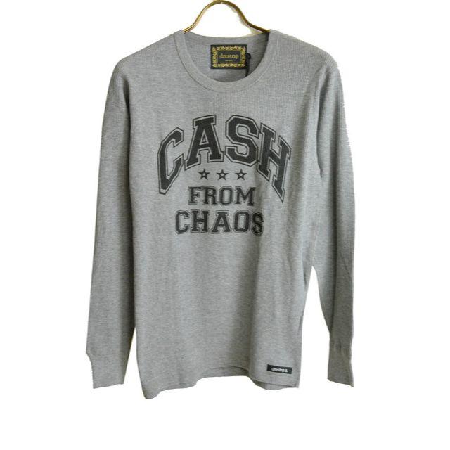 Drestrip(ドレストリップ)の新品　ドレストリップ　CASHメッセージプリントサーマルカットソー　Ｍ メンズのトップス(Tシャツ/カットソー(七分/長袖))の商品写真