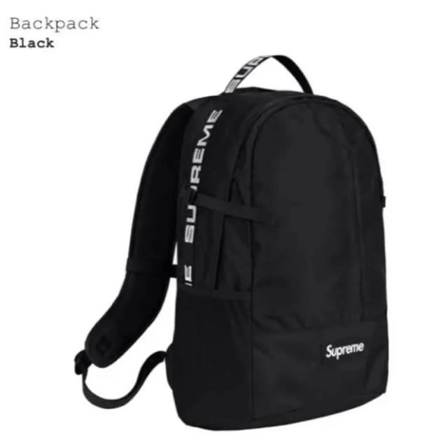 新品半タグ付 supreme 18ss backpack バックパック リュック