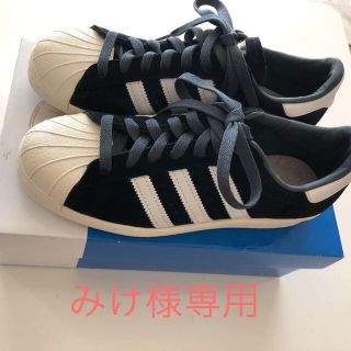 アディダス(adidas)のadidas SUPER STAR80s SUEDE スニーカー みけ様専用(スニーカー)