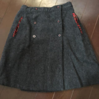 ファミリア(familiar)の専用☆familiar 巻きスカート グレー 130(スカート)