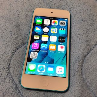 アイポッドタッチ(iPod touch)のiPod touch 32GB ブルー (第5世代)(ポータブルプレーヤー)