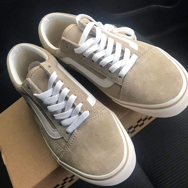 新品未使用 VANS バンズ オールドスクール 23.5 ベージュ